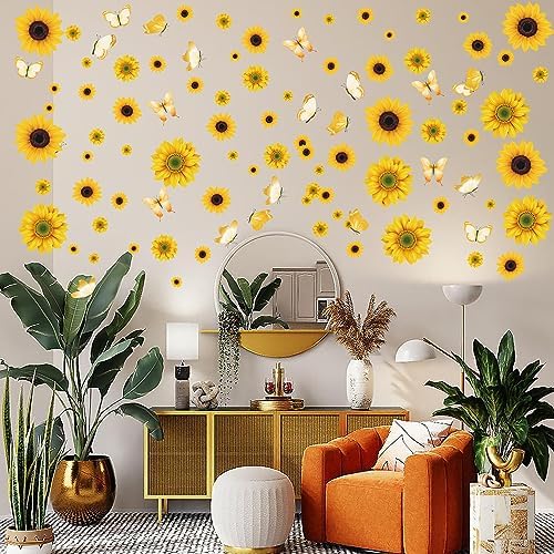 AOWDIAO Sunflower Peel and Stick Wall Decals