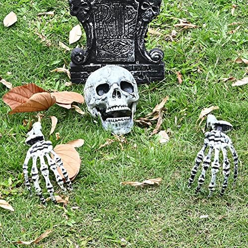 UMEELR Realistic Halloween Skeleton Stakes Decorations 3Pcs