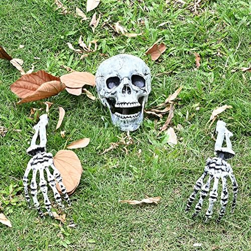 UMEELR Realistic Halloween Skeleton Stakes Decorations 3Pcs