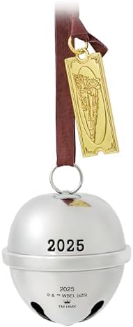 Hallmark Keepsake 2025 Polar Express Santas Sleigh Bell Ornament